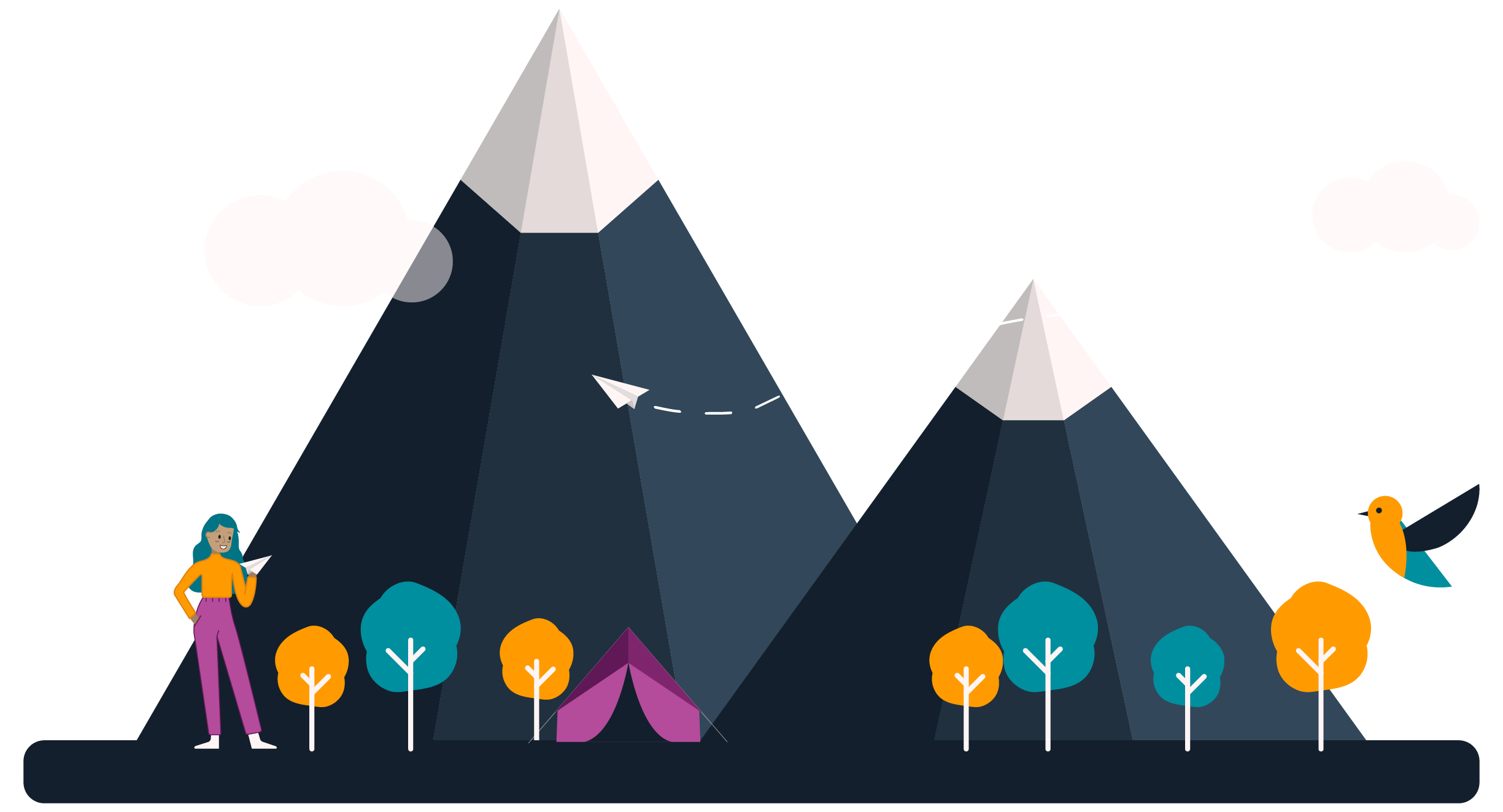 Stories Elevated mountain scape